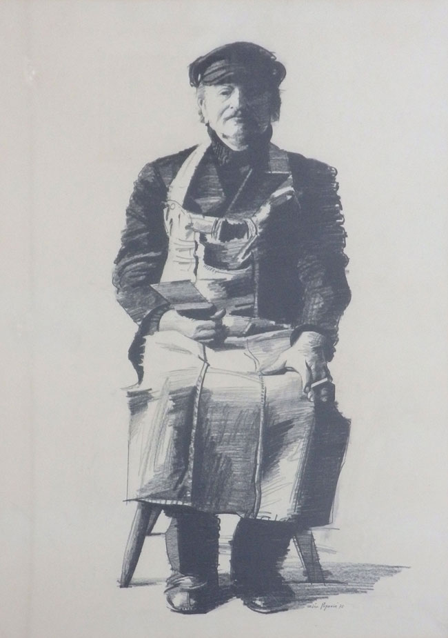 Аутопортрет цртеж